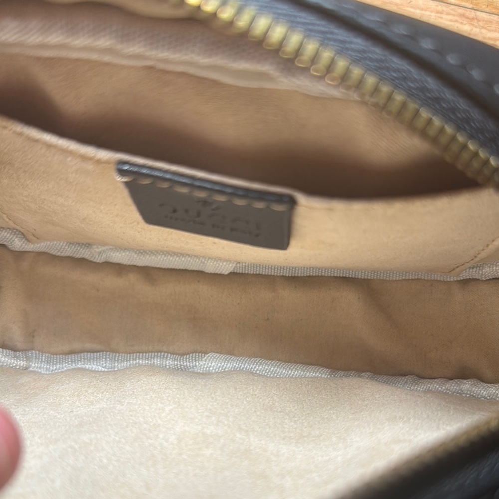 Quilted Black Belt Bag with Gold Accent - Picture 3 of 3